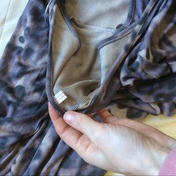 SOLD Cheetah print lace up suede maxi dress - Picture 3 of 8